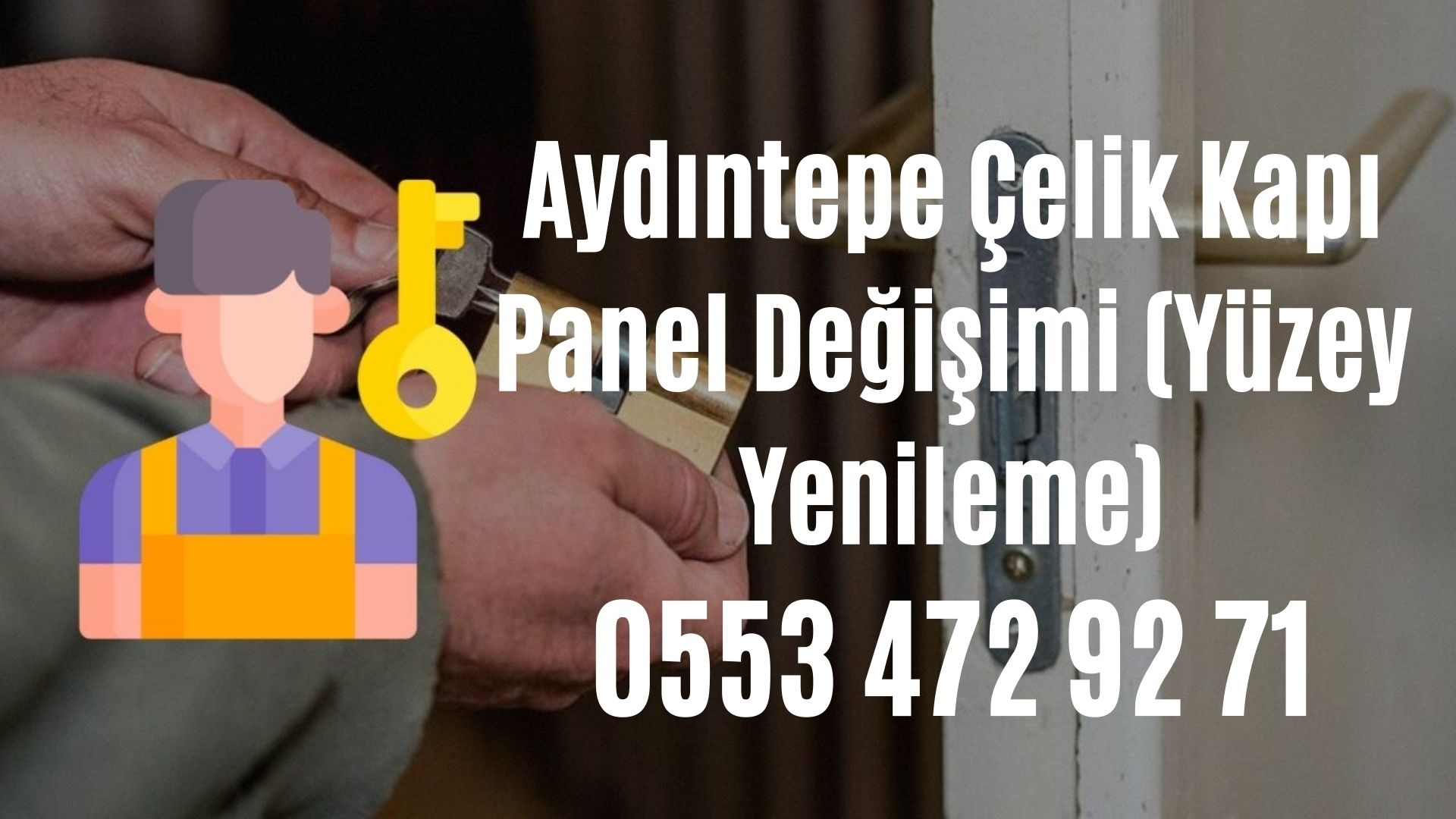 Aydıntepe Çelik Kapı Panel Değişimi (Yüzey Yenileme)