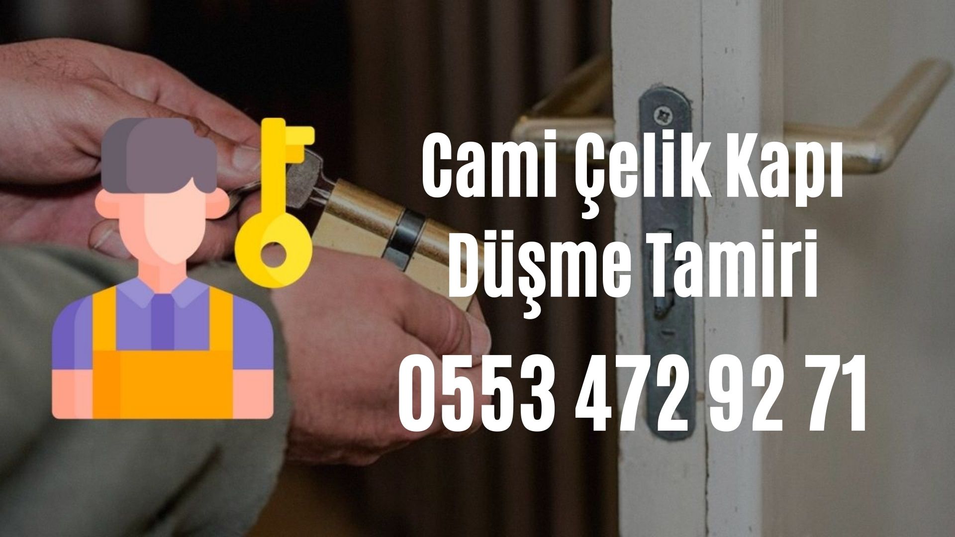 Cami Çelik Kapı Düşme Tamiri