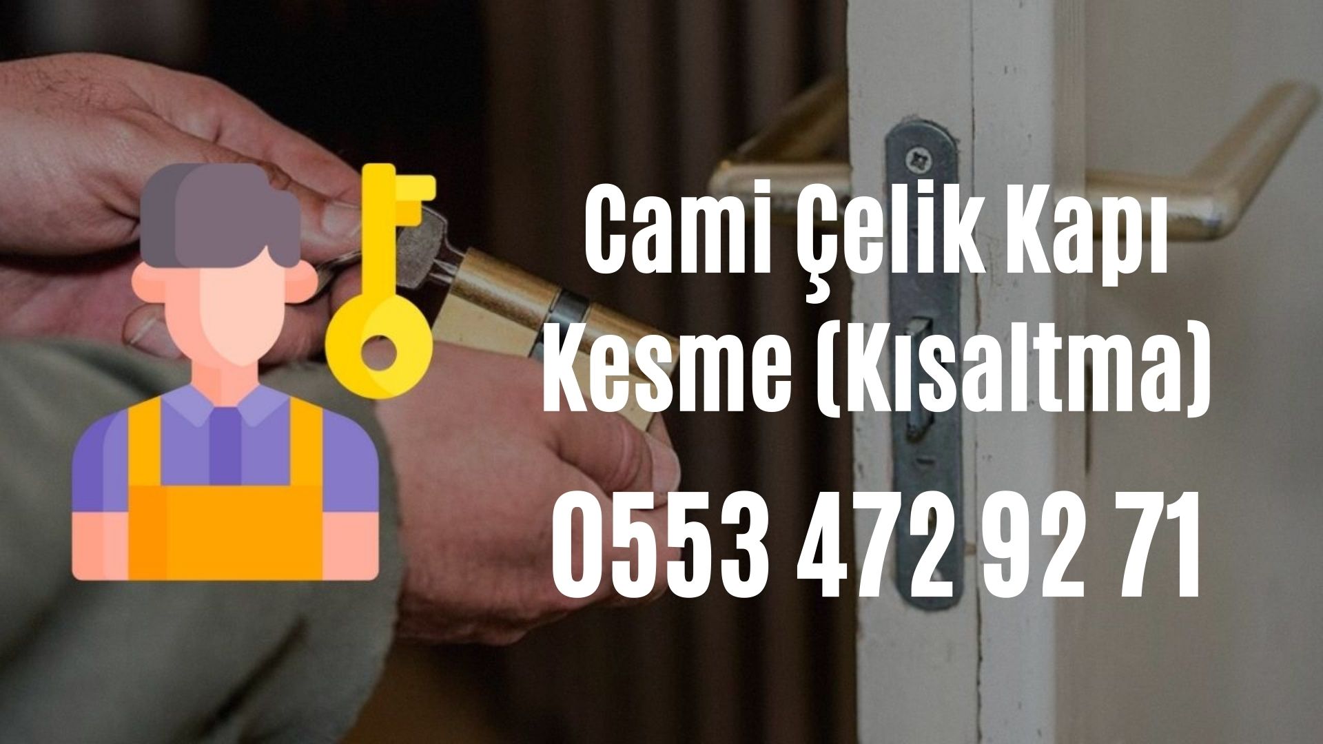 Cami Çelik Kapı Kesme (Kısaltma)