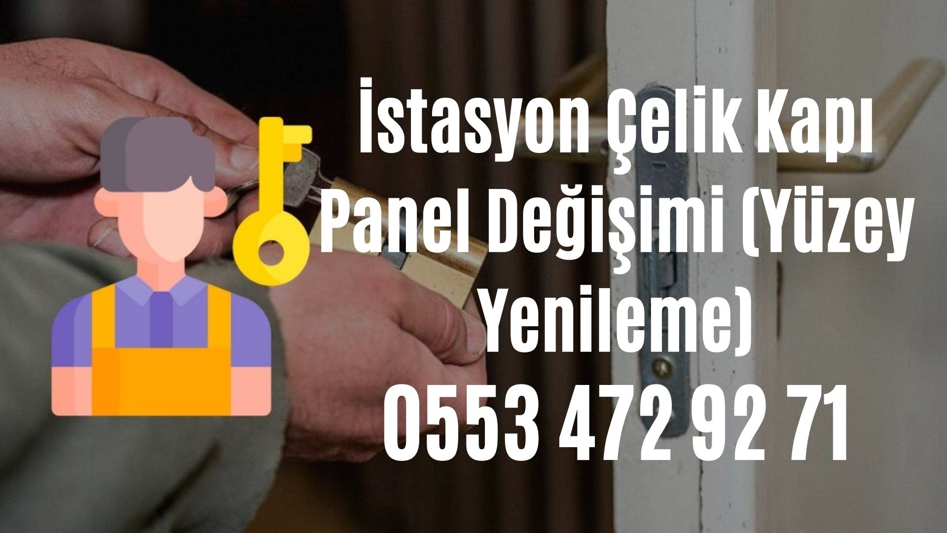 İstasyon Çelik Kapı Panel Değişimi (Yüzey Yenileme)
