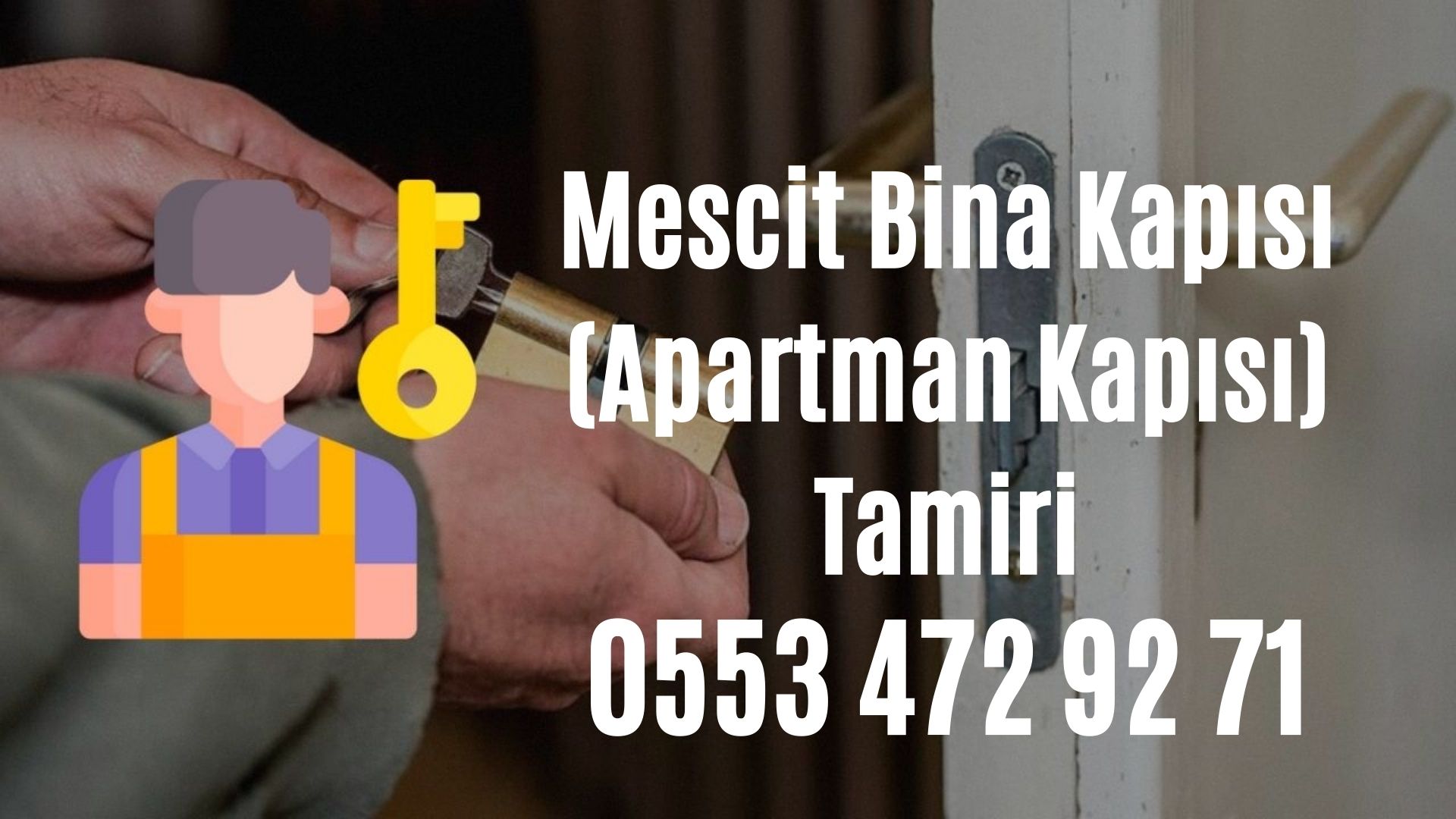 Mescit Bina Kapısı (Apartman Kapısı) Tamiri
