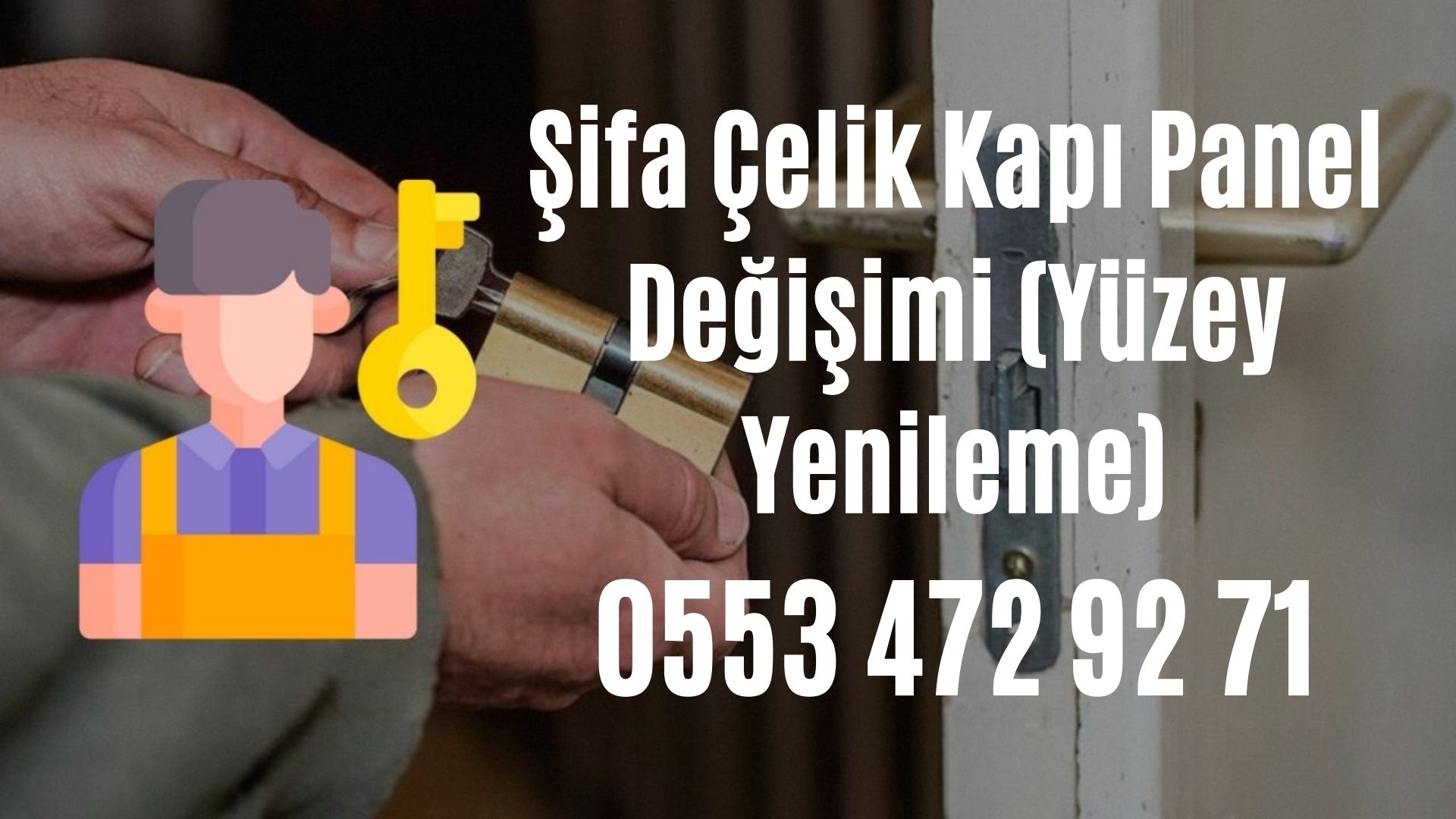 Şifa Çelik Kapı Panel Değişimi (Yüzey Yenileme)