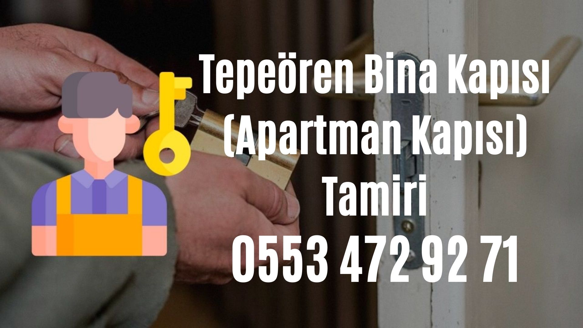 Tepeören Bina Kapısı (Apartman Kapısı) Tamiri